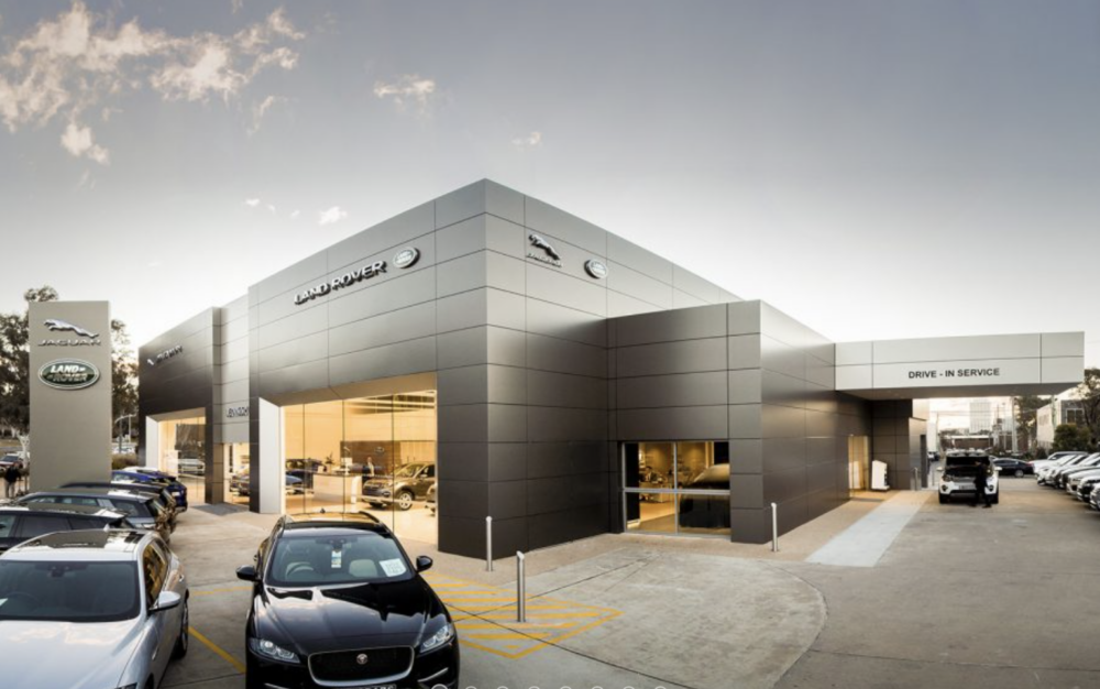 Jaguar/Landrover showroom
